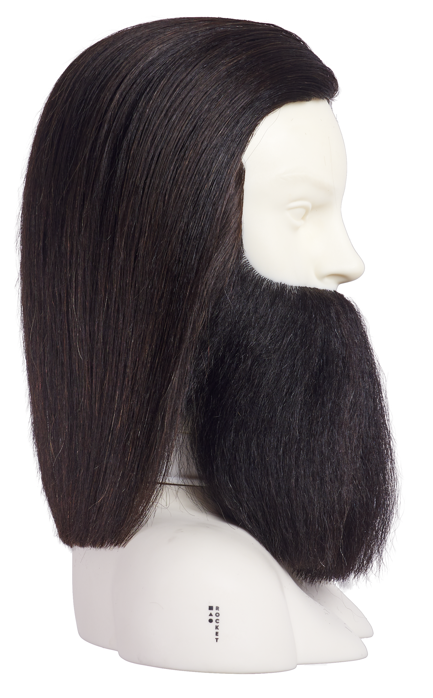 TETRA Type 1B - High Density Barbering - Mannequin Head with Extra Thick Beard & Moustache