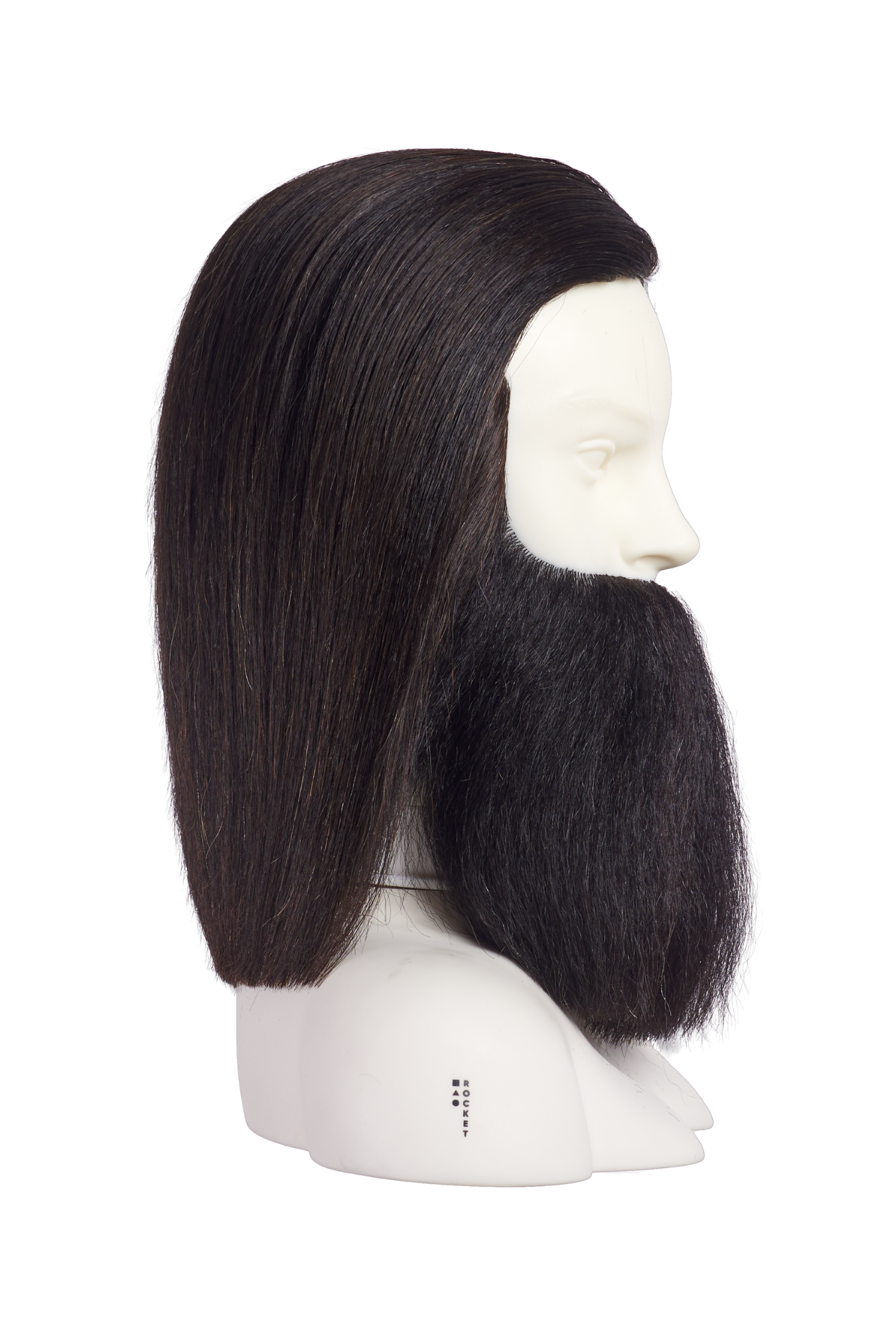 TETRA Type 1B - High Density Barbering - Mannequin Head with Extra Thick Beard & Moustache